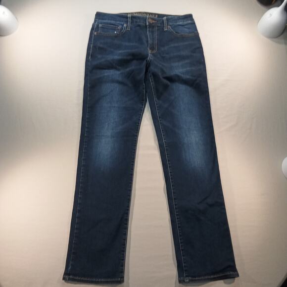 American Eagle Women’s Original Straight Jeans 32x32 Dark Wash Extreme Flex - Picture 2 of 7